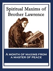 Spiritual maxims of brother lawrence cover image