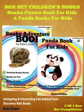 Cover image for Animals Books For Kids: Mysterious Snakes & Cute Pandas
