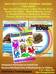 Box set funny animal books for kids: sea turtle pictures & sea turtle fact book kids - weird snak. Discovery Kids Books cover image