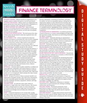 Finance terminology cover image
