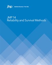 JMP® version 14 : reliability and survival methods cover image