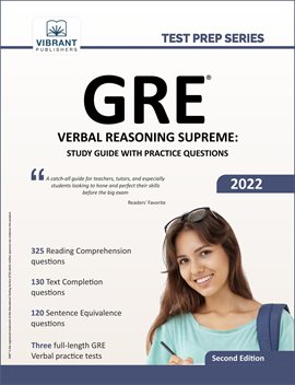 Imagen de portada para GRE Verbal Reasoning Supreme