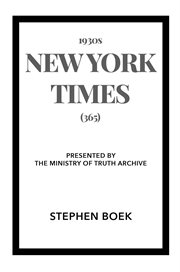 1930s New York Times (365) cover image
