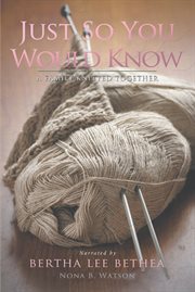 Just so you would know cover image