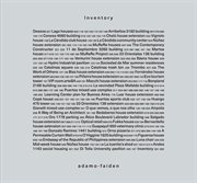 Inventory : Adamo-Faiden cover image