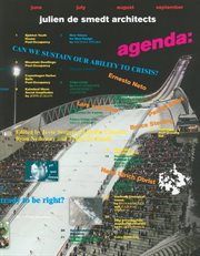 Agenda : can we sustain our ability to crisis? : Julien De Smedt Architects cover image