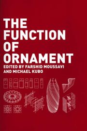 The Function of Ornament : Second Printing cover image