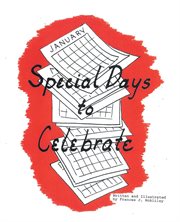 Special days to celebrate cover image