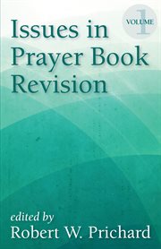 Issues in prayer book revision cover image