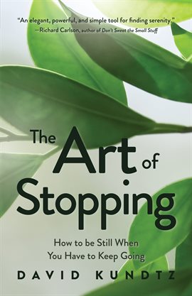 Cover image for The Art of Stopping