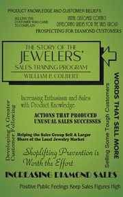 The story of the jewellers' sales training program cover image