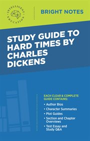 Study guide to hard times by charles dickens cover image