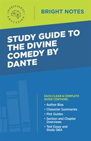 Study guide to the divine comedy by dante cover image