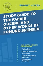 Study guide to the faerie queene and other works by edmund spenser cover image