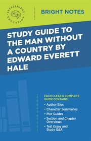 Study guide to the man without a country by edward everett hale cover image