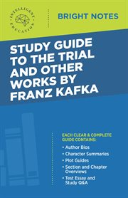 Study guide to the trial and other works by franz kafka cover image