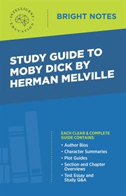 Study guide to moby dick by herman melville cover image
