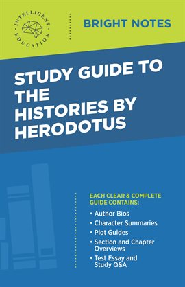 Cover image for Study Guide to The Histories by Herodotus