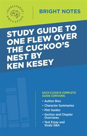 Study guide to one flew over the cuckoo's nest by ken kesey cover image