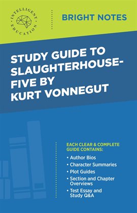 Cover image for Study Guide to Slaughterhouse-Five by Kurt Vonnegut