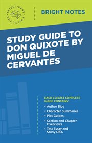 Study guide to don quixote by miguel de cervantes cover image