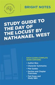 Study guide to the day of the locust by nathanael west cover image
