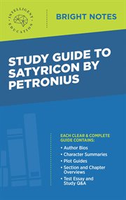 Study guide to satyricon by petronius cover image