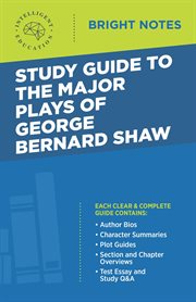 Study guide to the major plays of george bernard shaw cover image
