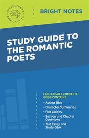 Study guide to the romantic poets cover image