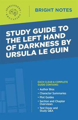 Cover image for Study Guide to The Left Hand of Darkness by Ursula Le Guin