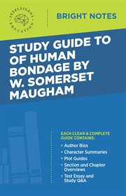 Study guide to of human bondage by w somerset maugham cover image