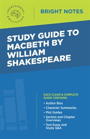 Study guide to macbeth by william shakespeare cover image