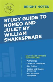 Study guide to romeo and juliet by william shakespeare cover image