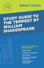 Study guide to the tempest by william shakespeare cover image