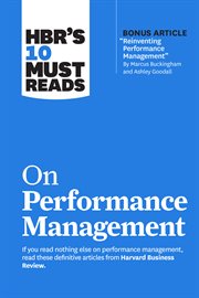 HBR's 10 must reads on performance management cover image