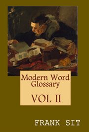 Modern word glossary (volume 2) cover image