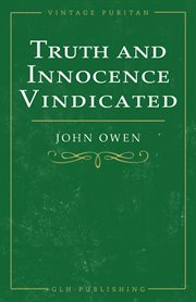 Truth and innocence vindicated cover image