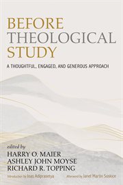 Before theological study. A Thoughtful, Engaged, and Generous Approach cover image