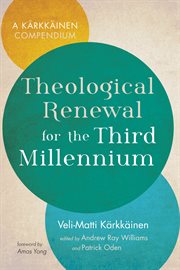 Theological renewal for the third millennium cover image