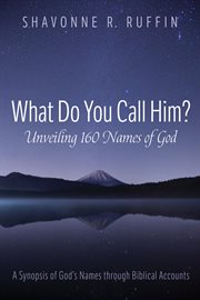 WHAT DO YOU CALL HIM? : UNVEILING 160 NAMES OF GOD : A SYNOPSIS OF GODS NAMES THROUGH BIBLICAL ACCOUNTS cover image