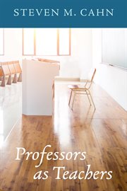 PROFESSORS AS TEACHERS cover image