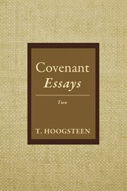 Covenant essays: two cover image