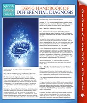 DSM-5 handbook of differential diagnosis cover image