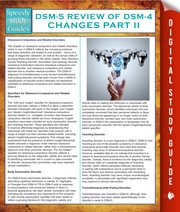 Dsm-5 review of dsm-4 changes part ii cover image