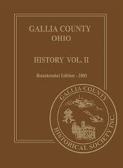 Gallia county, ohio (bicentennial) history vol. 2 cover image
