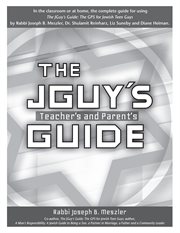 The jguy's teacher's and parent's guide cover image