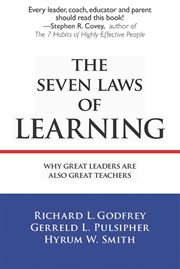 THE SEVEN LAWS OF LEARNING cover image