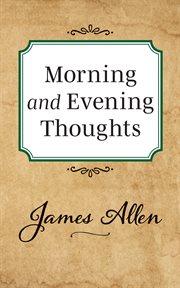 Morning and evening thoughts cover image