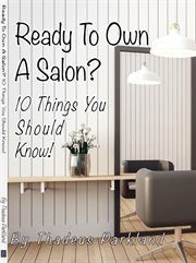 Ready to own a salon? cover image