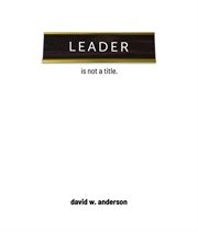 Leader is not a title cover image